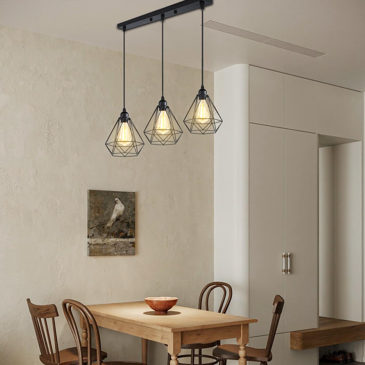 LABEL51 Hanglamp Ronda - Zwart - Metaal - 3-Lichts - Bergsma Meubelen
