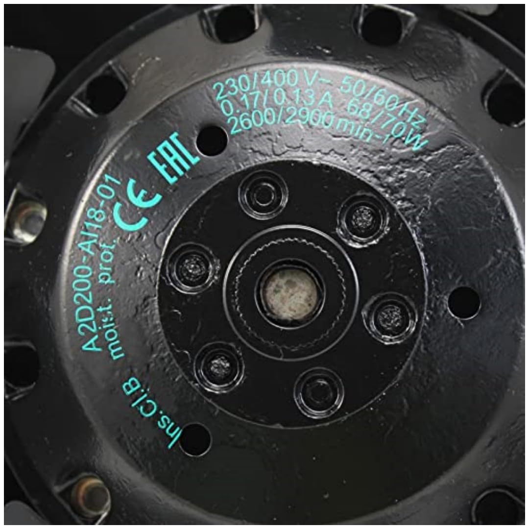 GJEXXPTST A2D200-AI18-01 230/400V 0.17/0.13A 68/70W 2600/2900RPM Cooling Fan 200mm