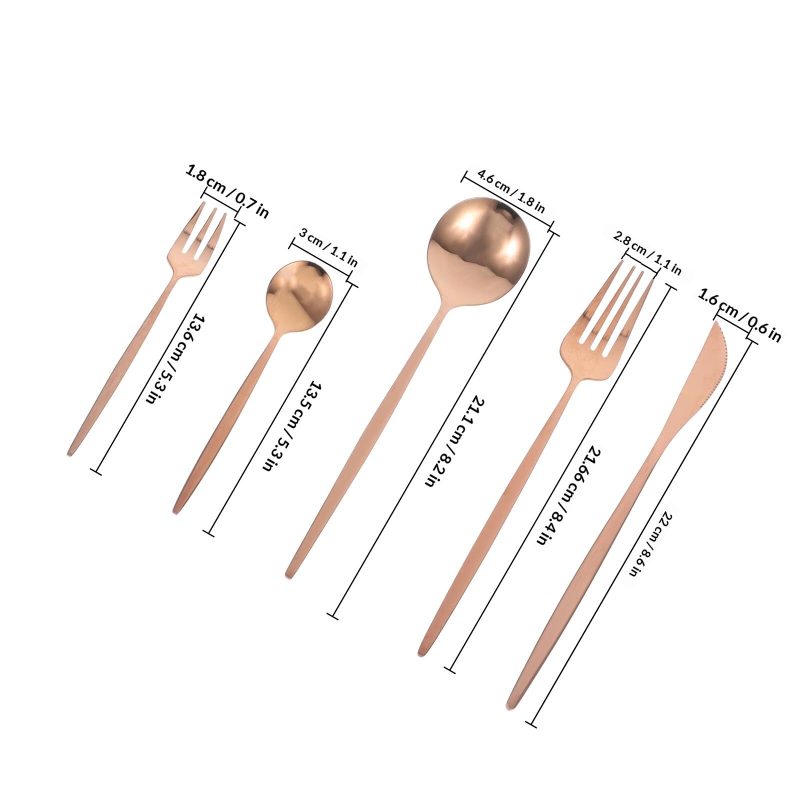 Zerodeko Ensemble de Couverts 30 Pièces Design Élégant en Acier Inoxydable et Utilisation Polyvalente pour Repas en et Rassemblements