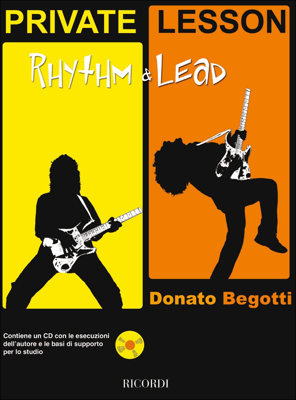 Private Lesson Rhythm & Lead | Metodo Chitarra Rock con CD Audio | Spartiti ed Esercizi di Ritmica e Solista | Corso Progressivo con Backing Track | Tecnica Moderna per Principianti Intermedi