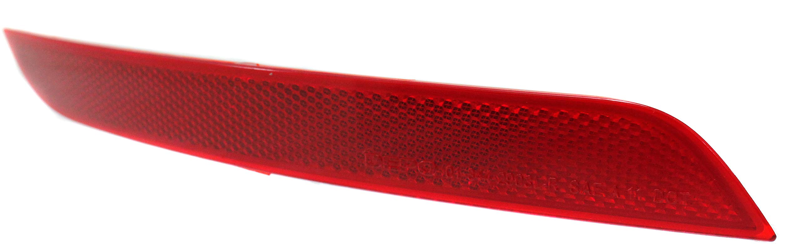 Evan Fischer Bumper Reflector Compatible With 2012-2015 BMW 328i, Fits 2013-2015 328i xDrive, Fits 2012-2015 320i, Rear Driver Side BM1184100