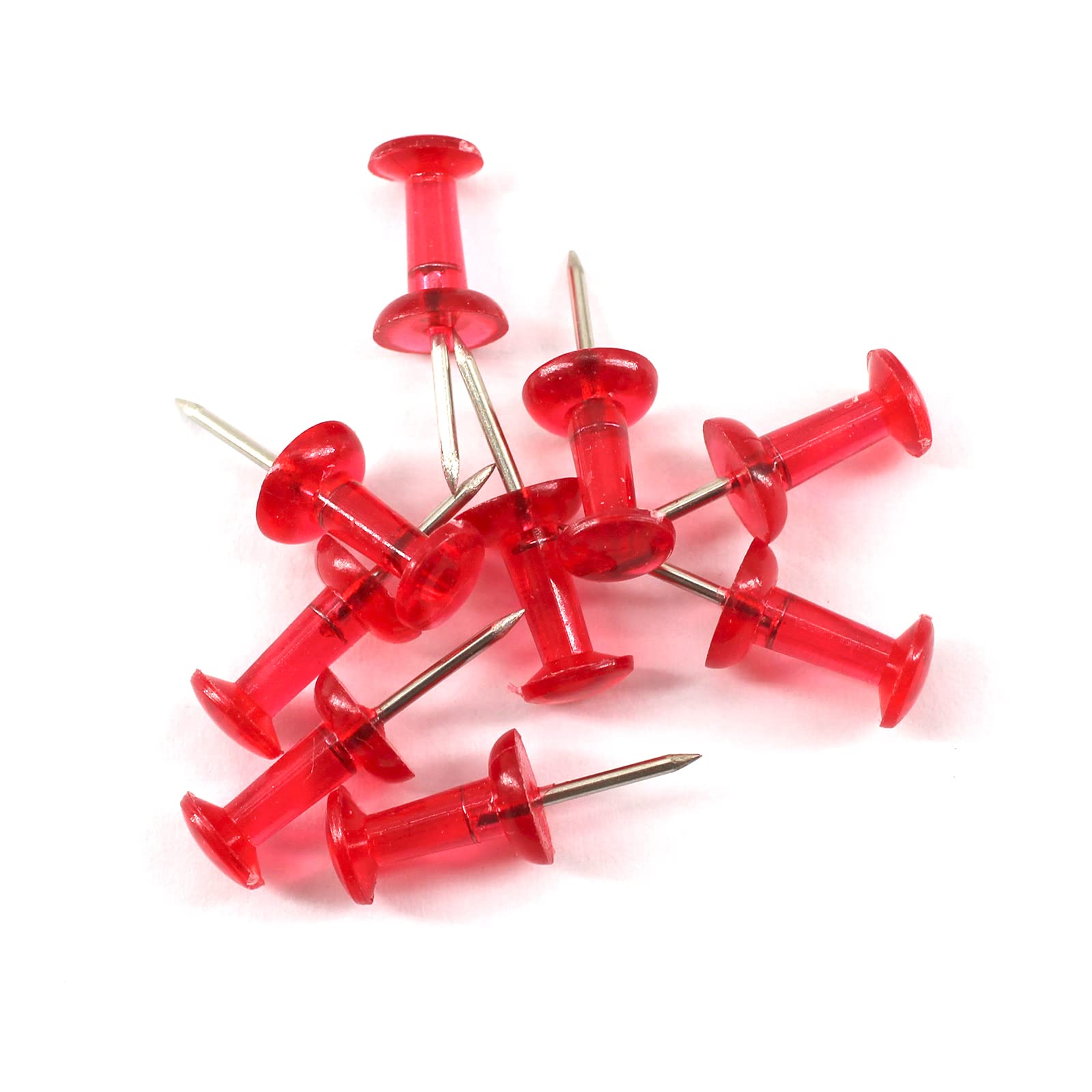 300Pcs Thumb Tacks Map Marker Push Pins, Novelty Cute Map Tacks Push Pins Red Pushpins for Bulletin Board School Office Supplies