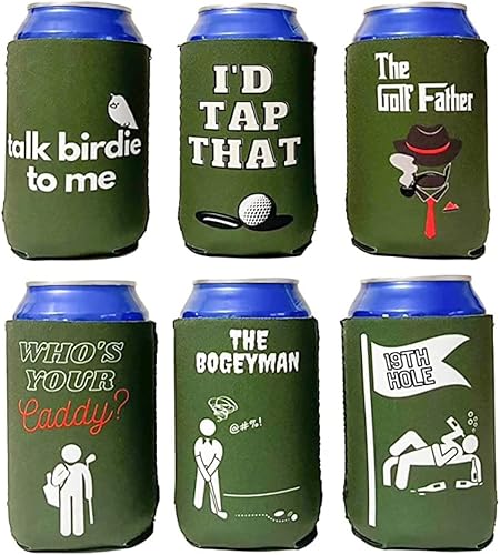 Miniatura 11 de Coozies Temáticas de los Años 70 - Regalo Genial para Cualquier Disco - Material de Neopreno Premium - Paquete de 6 (Lata Estándar de 70's,SELTZER