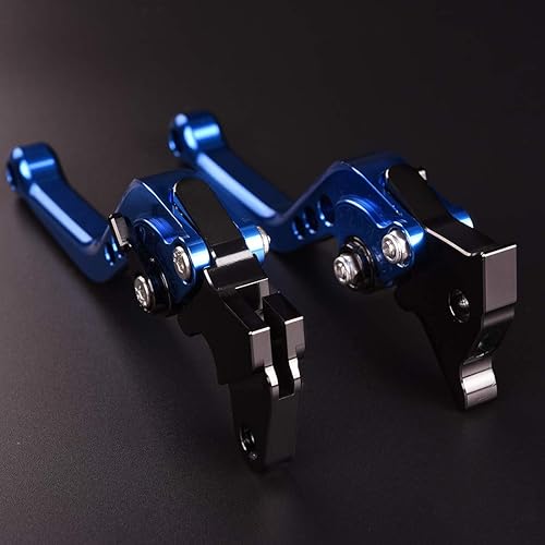 Miniatura 6 de Palancas de embrague de freno corto ajustables para Yamaha Raptor 700700R 2011-2019, YFZ450 RX 2010-2019, YFM 250 Raptor 2012-2019 Azul