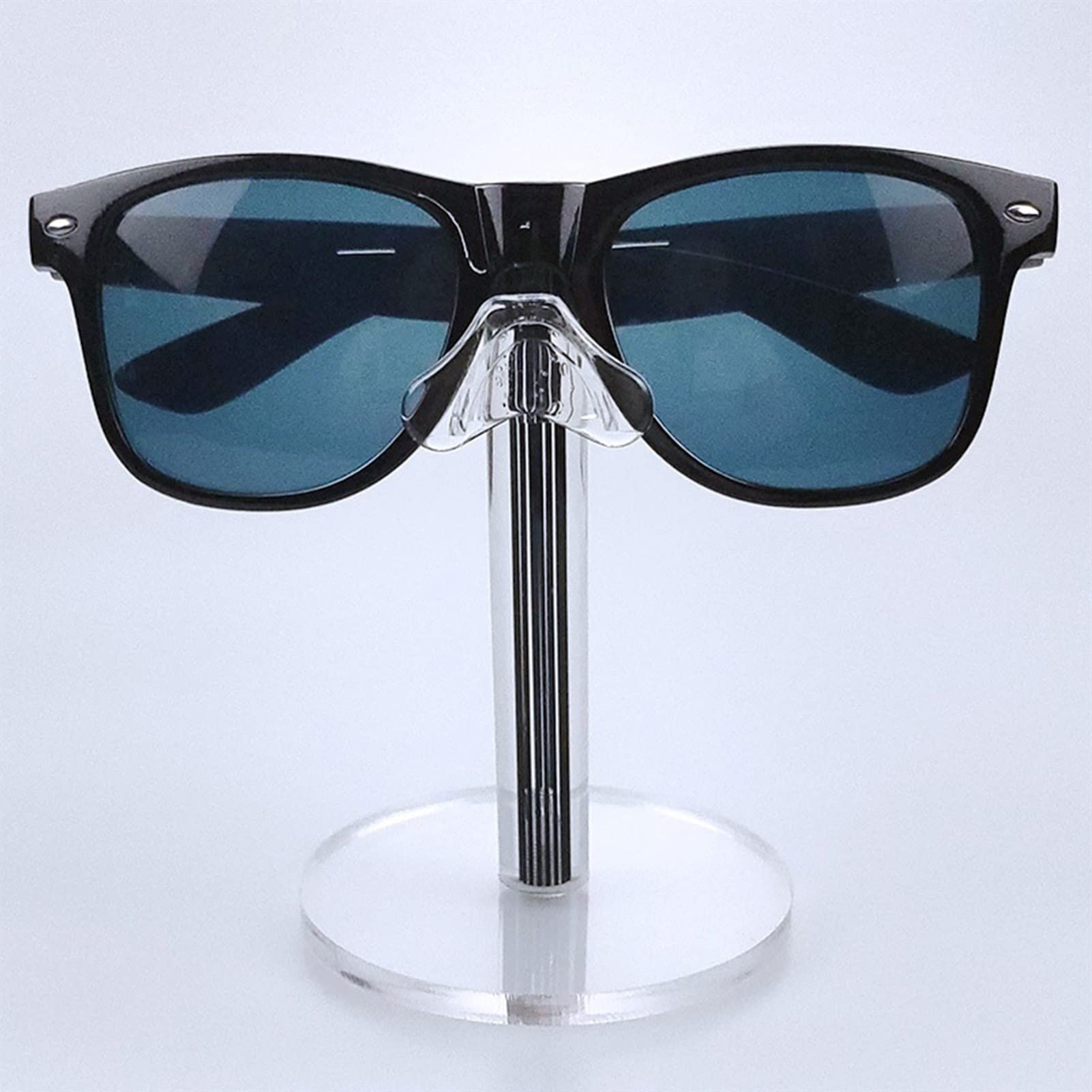 GLigeT Soporte para Gafas Acrílico Negro Gafas de Sol Titular Estante Eyeglasses Display Rack Gafas Soporte Joyería Organizador Accesorios Mostrar Caja Custom Expositor Gafas(Stand for 4 Pairs)