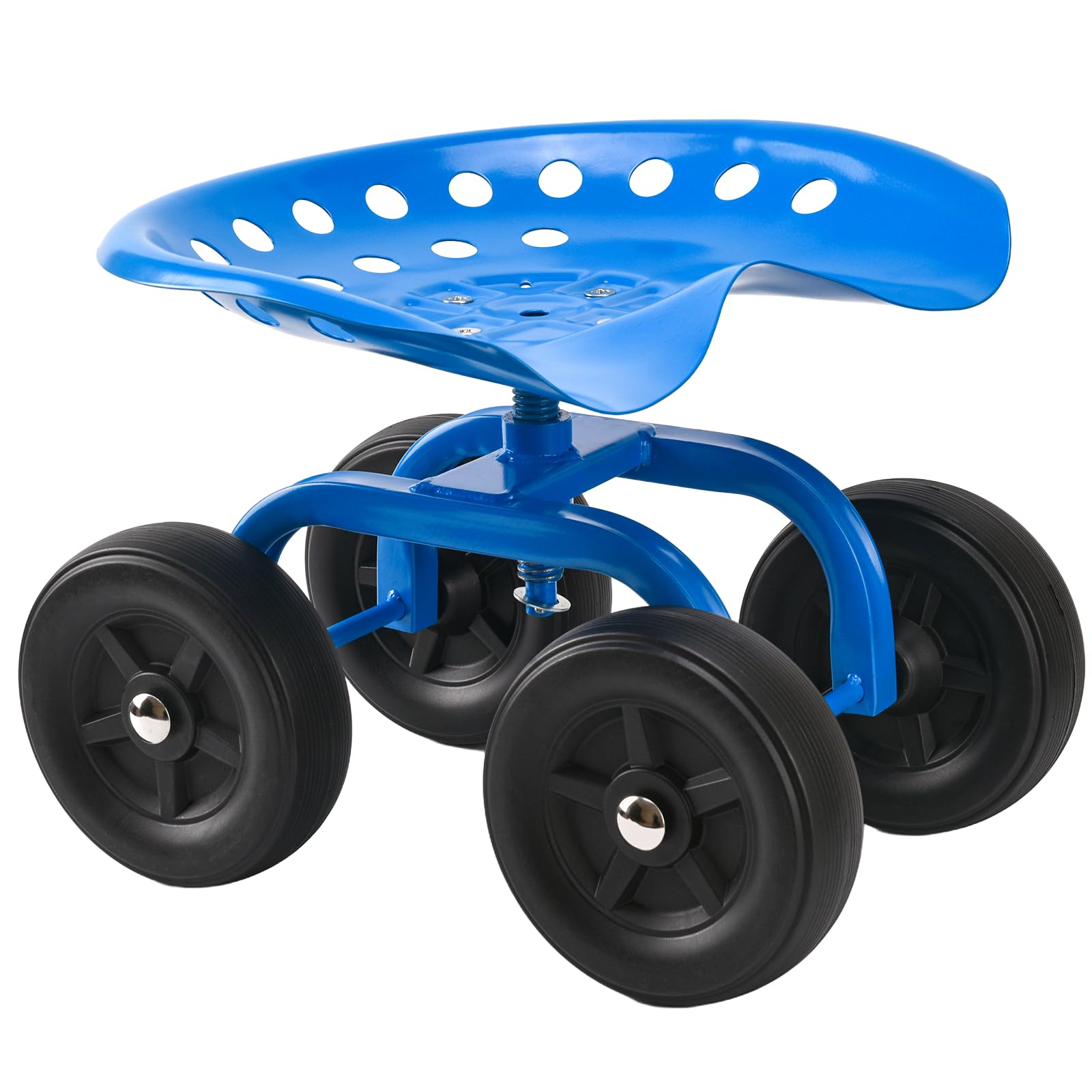 SANMEO Garden cart on Wheels,Rolling Garden with 360 Degree Swivel seat for Women Men,Gardening stools for Seniors,Scooter for Patio, Yard, and