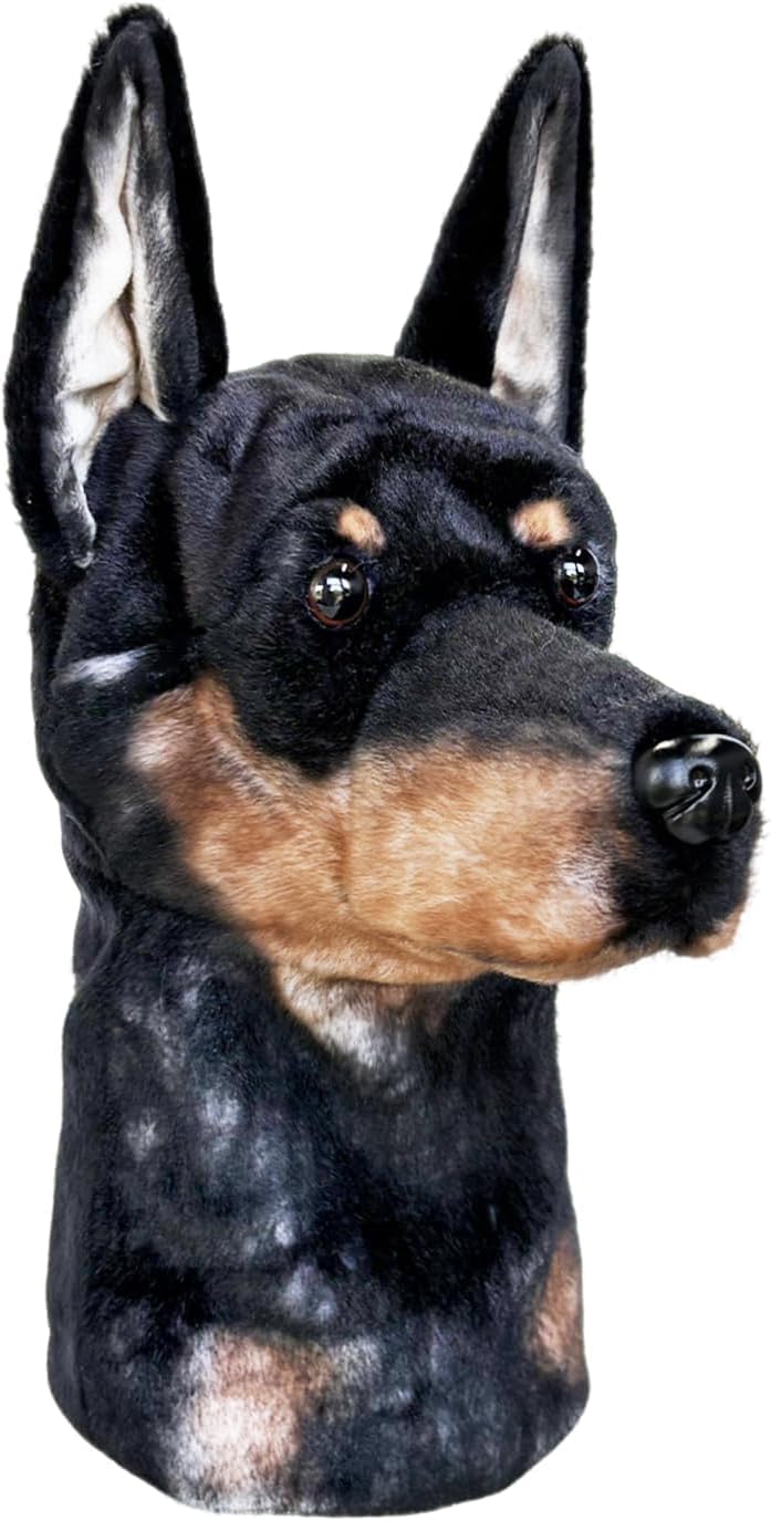 Dog Golf Head Cover, Fits 460CC/450CC/440CC Drivers, Premium Material, Protective, Perfect Golf Gift for Men Women Golfers