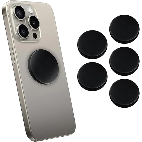 5 pcs Authentic Shungite Stickers Polished 20 mm / 0.78