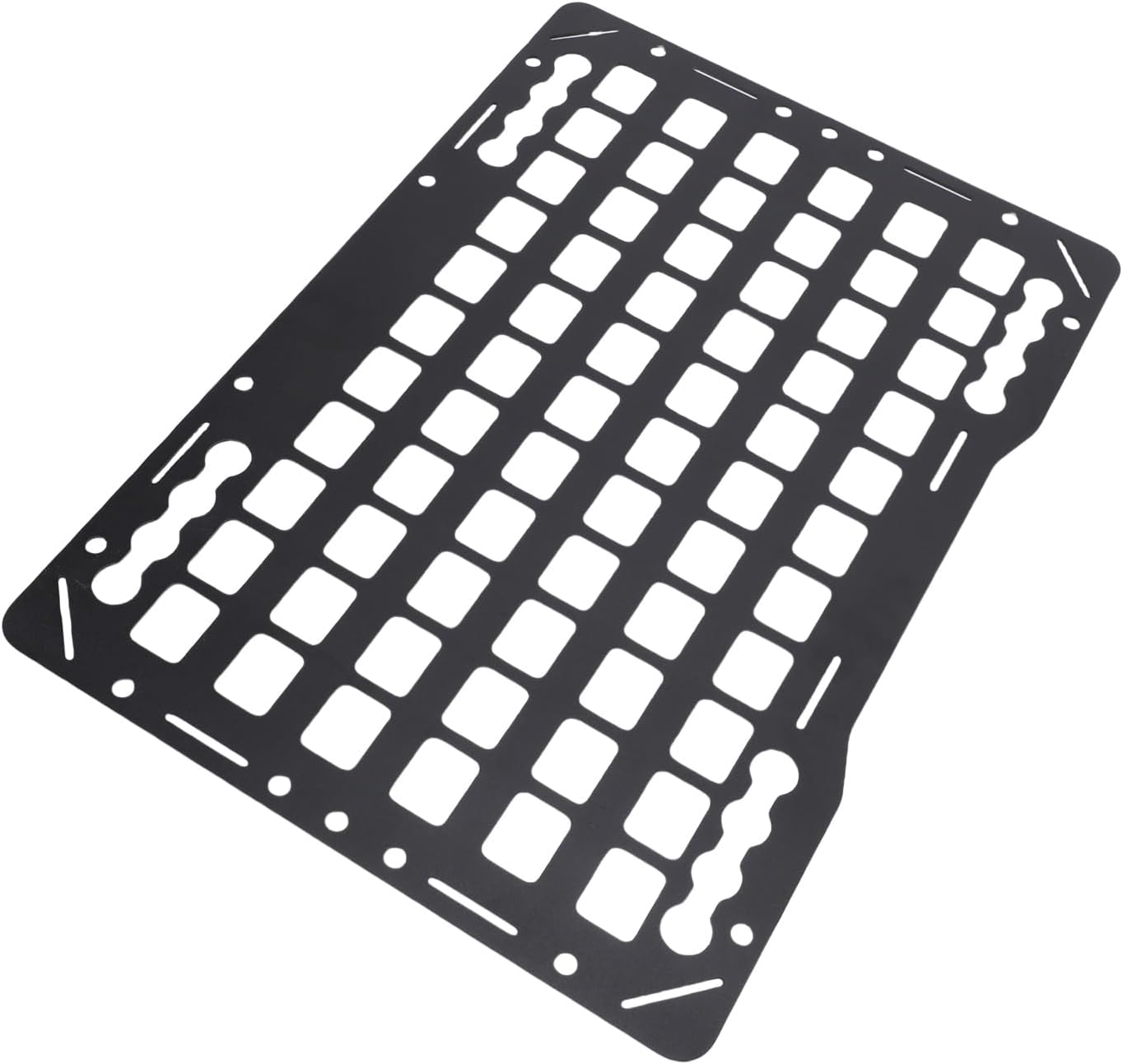 Aramox Truck Bed Panel, Aluminum Car Modular Panel Tool Rack for L Rails Cargo Storage Organizer, Compatible with SUVs Pickup Trucks Sedans