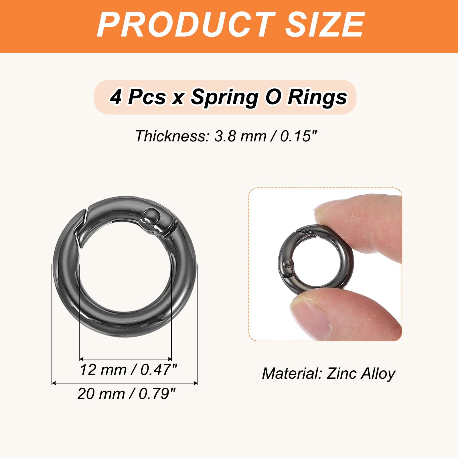 PATIKIL Spring O Rings - Image 2
