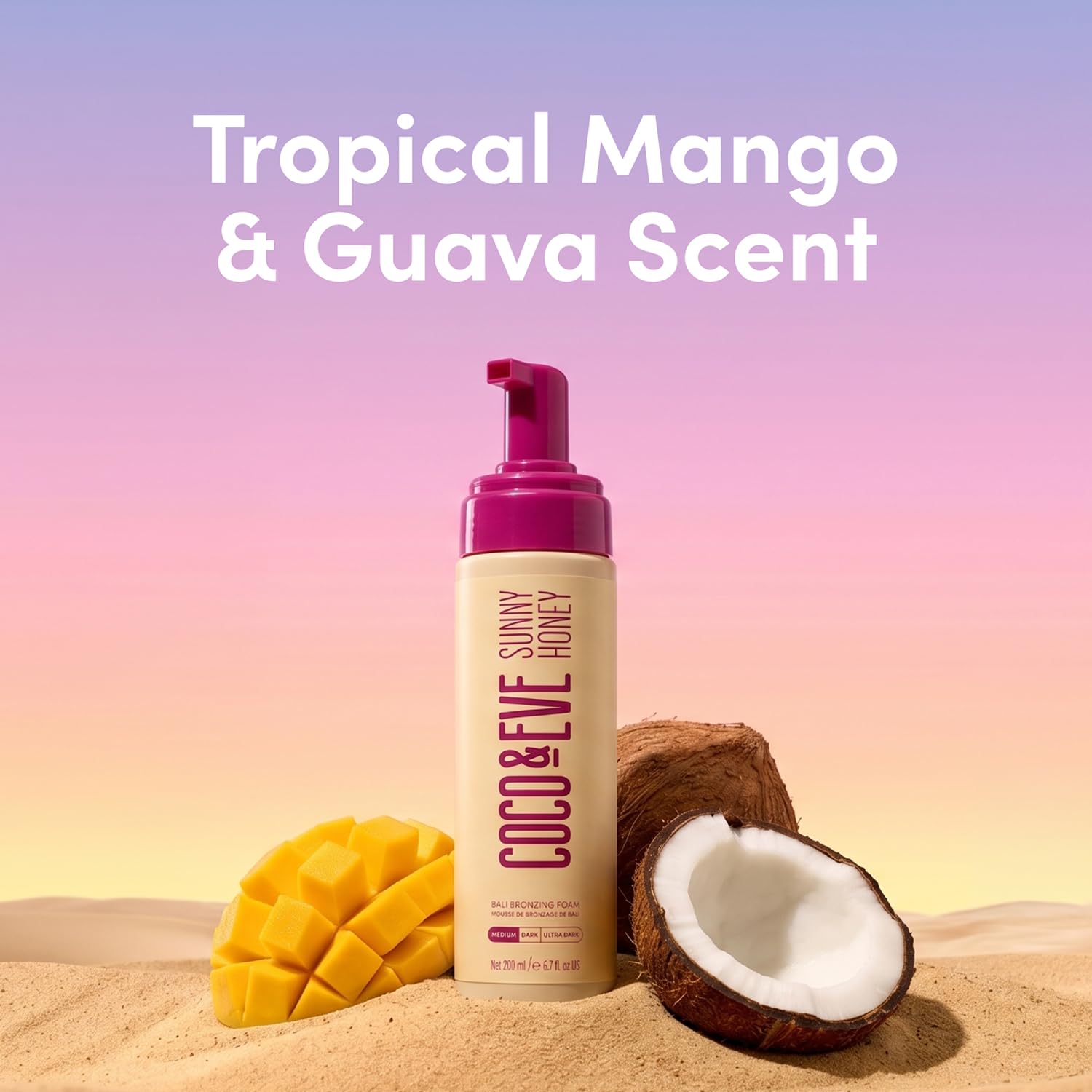 Coco & Eve Mousse de bronzage de Bali Sunny Honey autobronzant naturel Medium