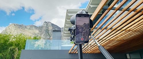 Miniatura 7 de Python Range Master Ultra HD - Telescopio monocular de alta potencia de 12 x 52 pulgadas con soporte para teléfono, bolsa de cuero, correa de mano,