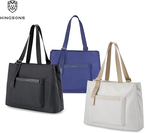 Vista 9 de Kingsons Mochila negra delgada de viaje de negocios, bolsa de nailon impermeable para trabajo, viajes, rojo y caqui