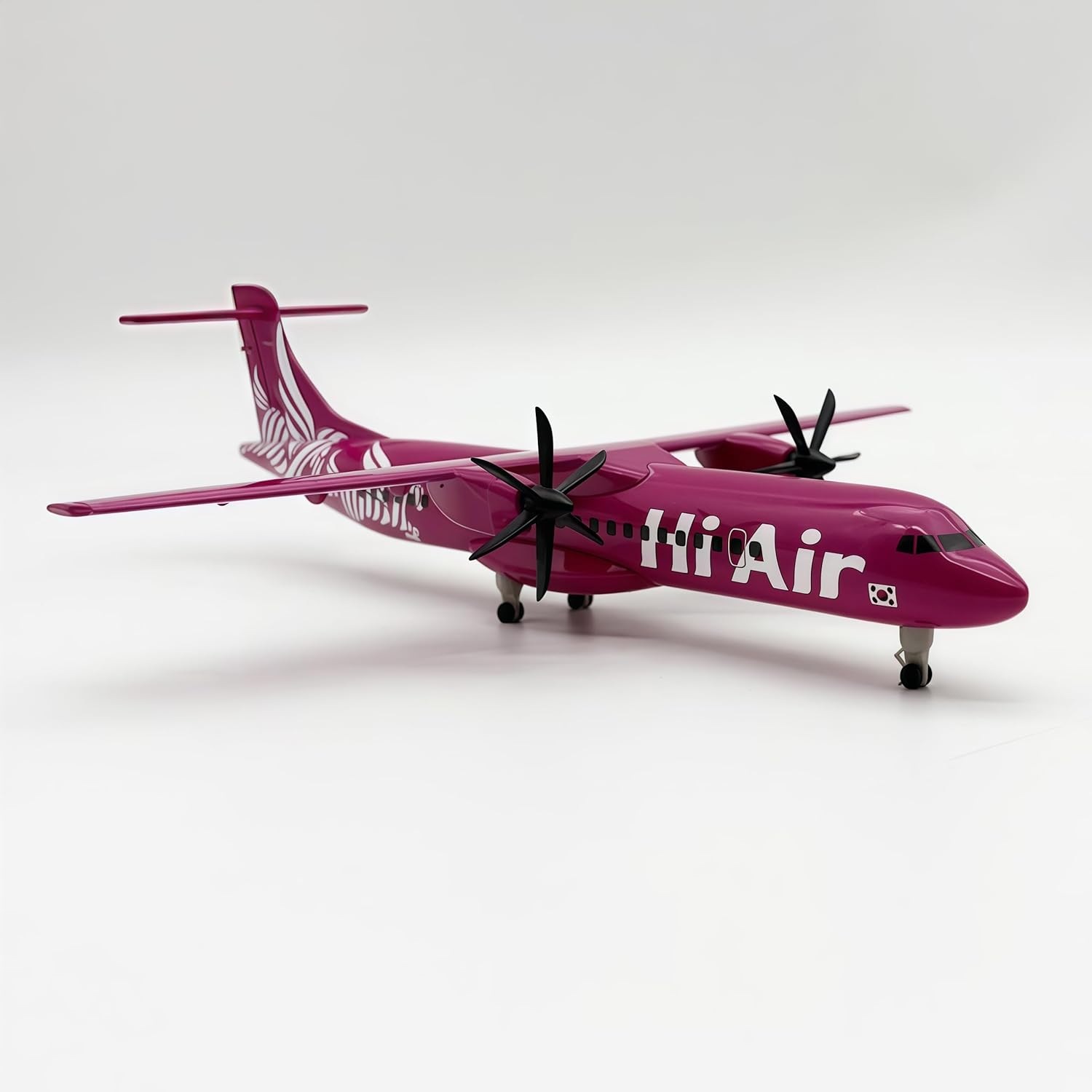 Korean Air ATR 72 Diecast Metal Turboprop Model 1/300 Scale Alloy Plane for Collection Home Display Office