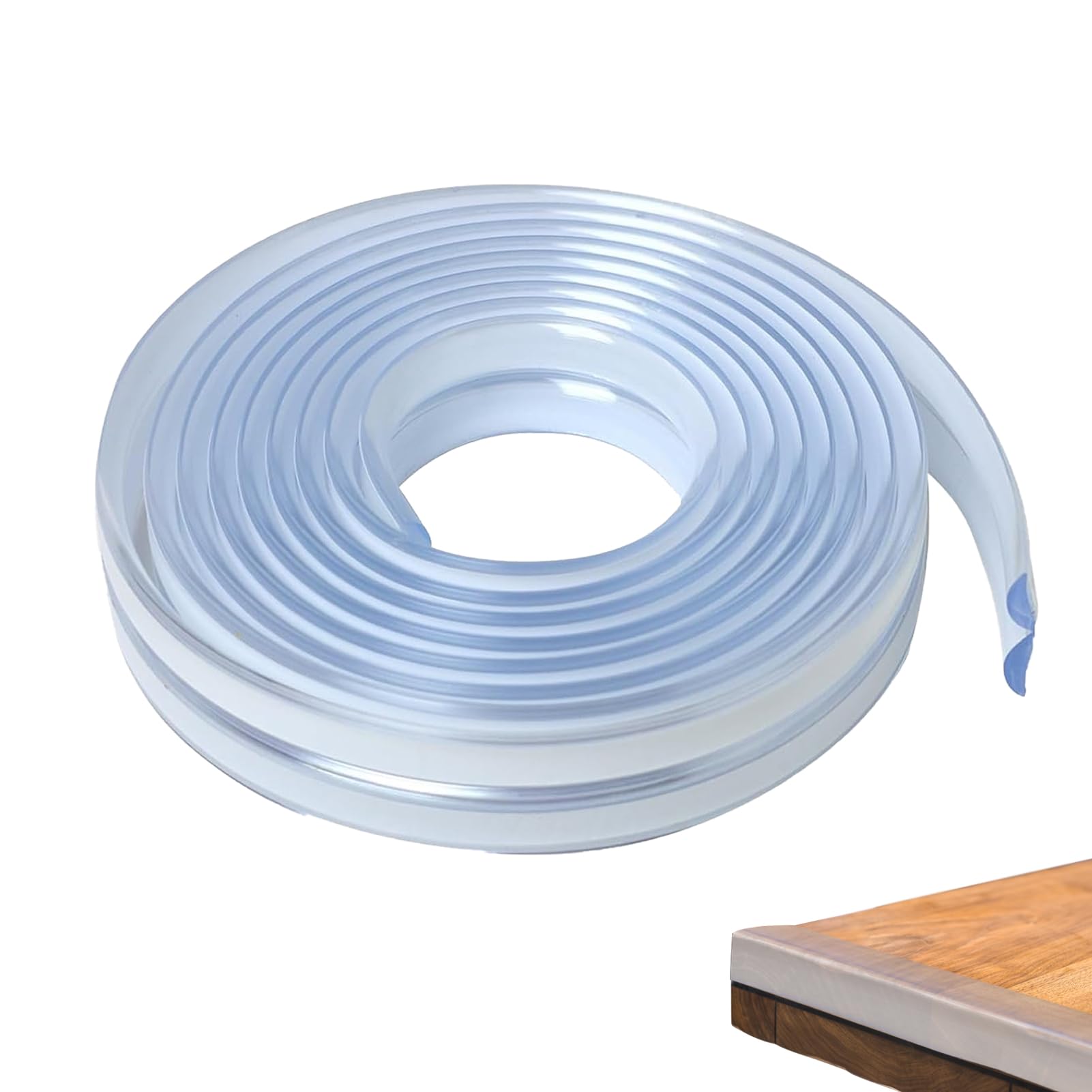 1Pc Edge Protector Safe and Soft Edge Protector Strip Comprehensive Protection Silicone Safety Corner Protectors Easy to Install and Remove Furniture Edge Protectors for Table Cabinets Drawers 2M
