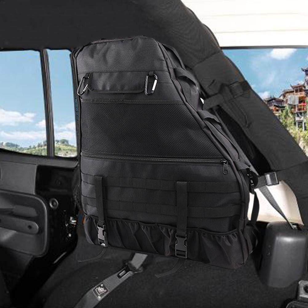 Wrangler 1 paire de sacs de rangement à roulettes pour Wrangler YJ CJ TJ JK JL 1941-2018 [4 portes], Sahara, Rubicon
