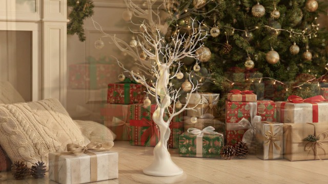 Amazon.com: NUPTIO Artificial Tree Centerpiece, 30 inches White