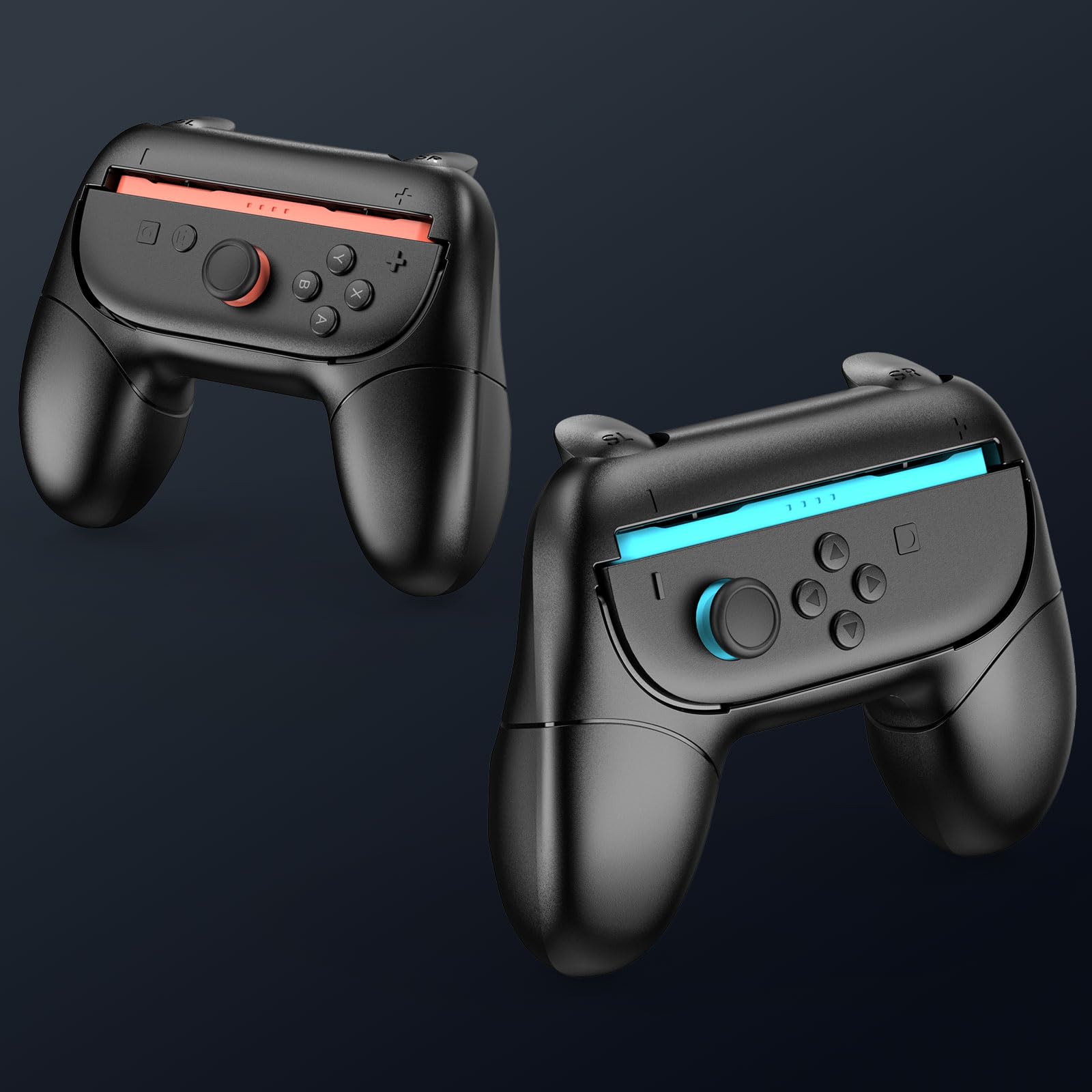 HEYSTOP Étui pour Nintendo Switch 2 Kit d'accessoires avec Housse de Protection Switch 2, Dockable Coque pour Switch 2 Film Trempé Volant de Course et Grip Joy-Con pour Manette Nintendo Switch 2