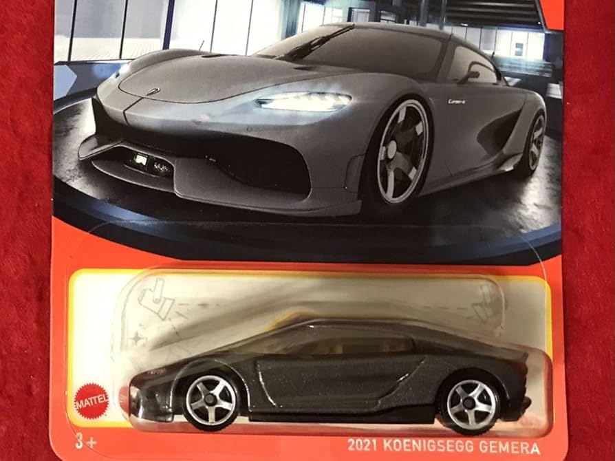 Amazon.co.jp: マッチボックス 2021 KOENIGSEGG GEMERA ガンメタ