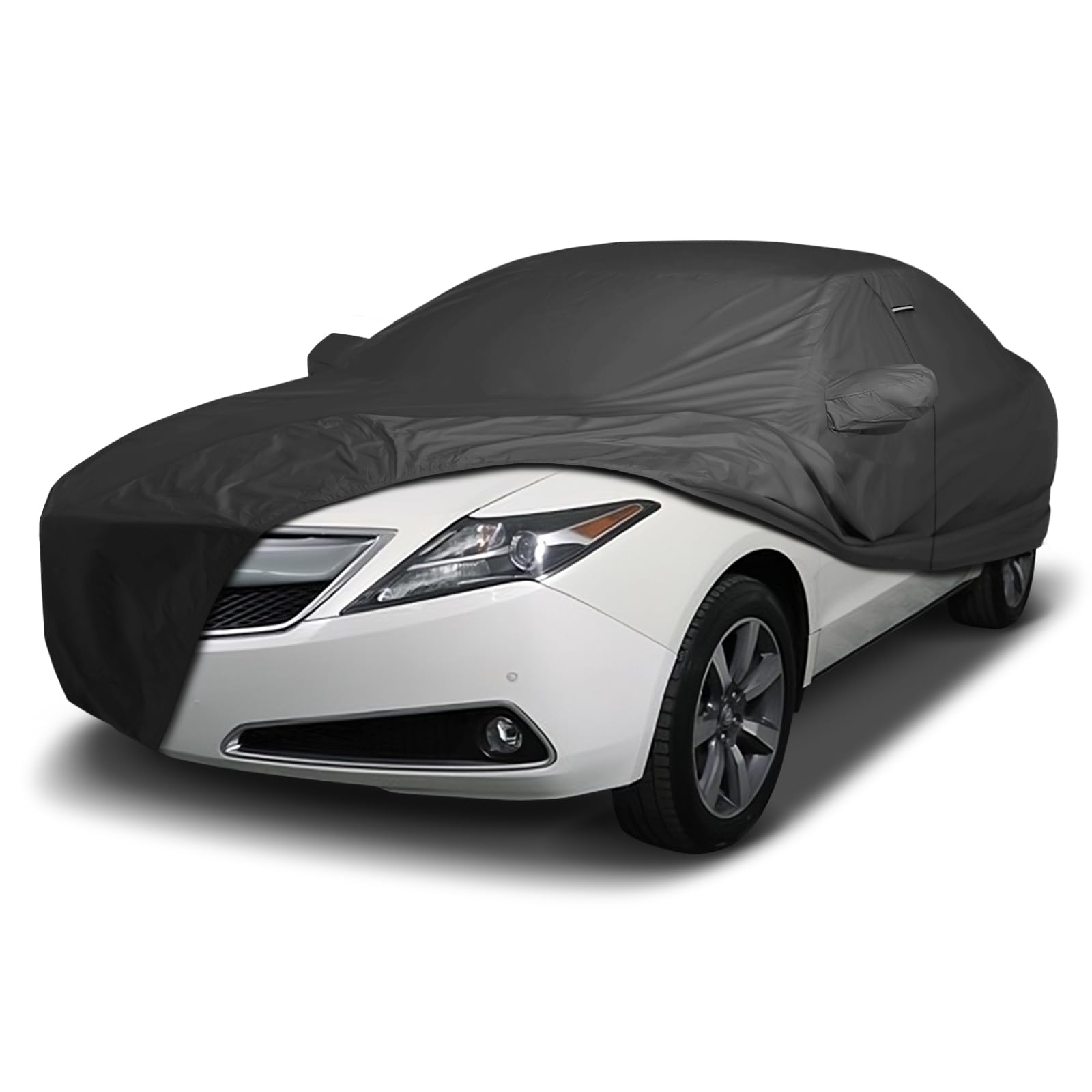 Car Cover Waterproof All Weather for 2010-2013 Acura ZDX | Premium Custom Fit Padded Hail UV Sun Rain Snow Dust Protection Covers for Automobiles Outdoor Full Exterior (Black)