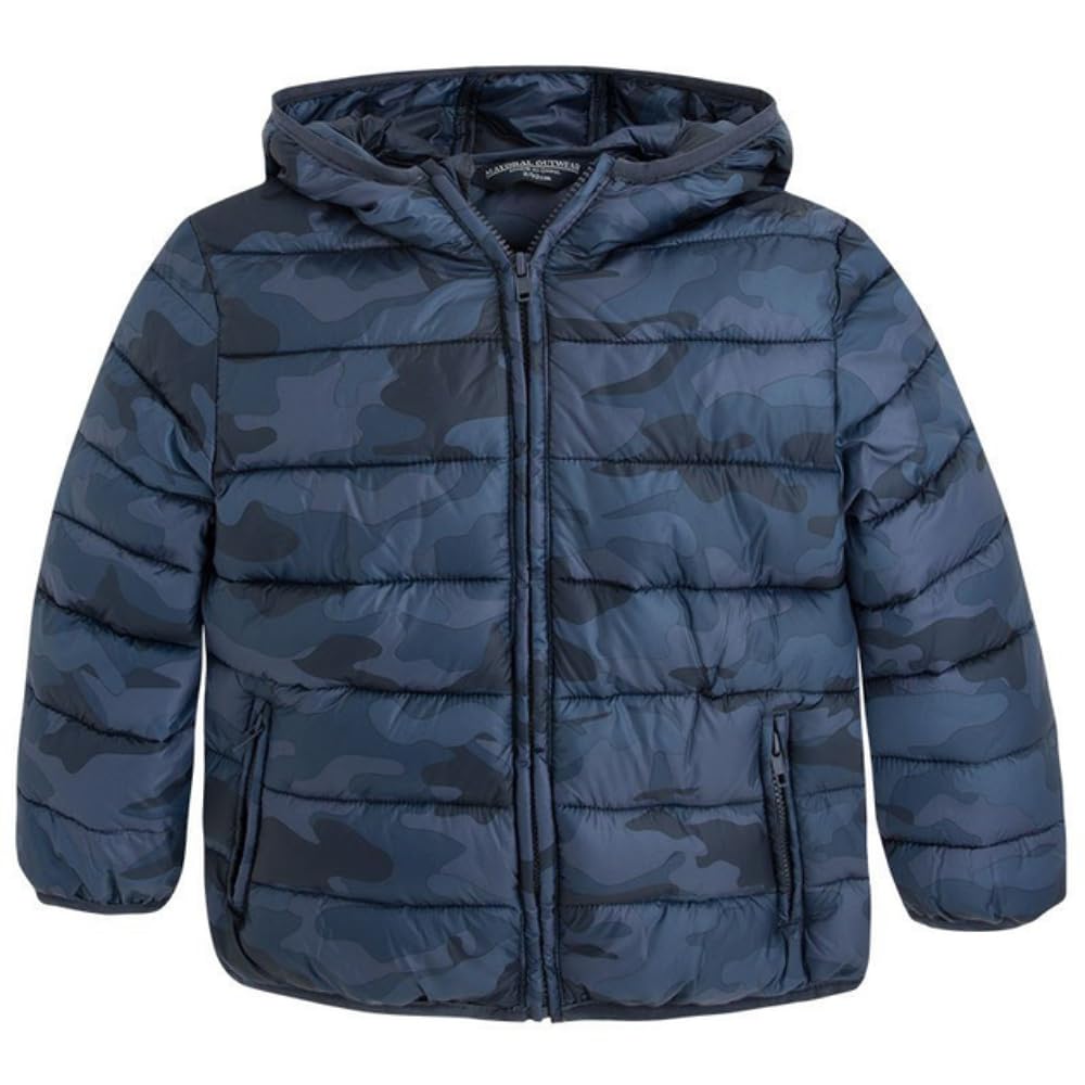 Generico Giubbotto Bambino con Cappuccio – Piumino Leggero Trapuntato con Zip e Tasche 4445