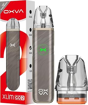 OXVA Xlim Go 2 Pod Kit 30W- 1500mAh Fast-Charging Battery, Adjustable Airflow, 2ml Leak-Resistant Pod, Compatible with Xlim V3 & EZ Pods, MTL & RDL Vaping- Nicotine Free Light Brown Shadow Kit