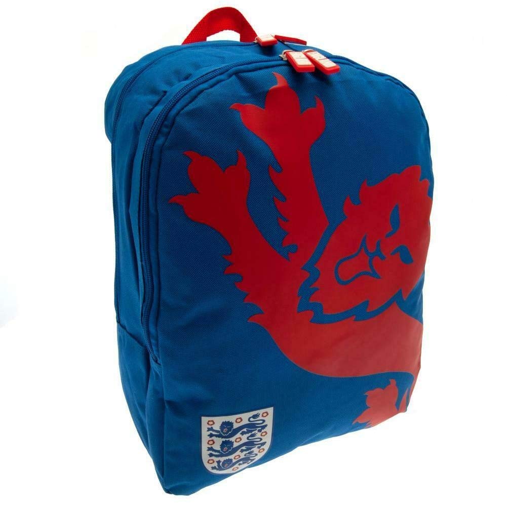 England FA Large Backpack - Royal Blue - Lion Design - Official Licensed Product