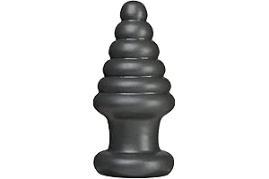 American Bombshell Destroyer: Vac-U-Lock Gunmetal Grey Dildo/Butt Plug for Thrill-Seeking Enthusiasts