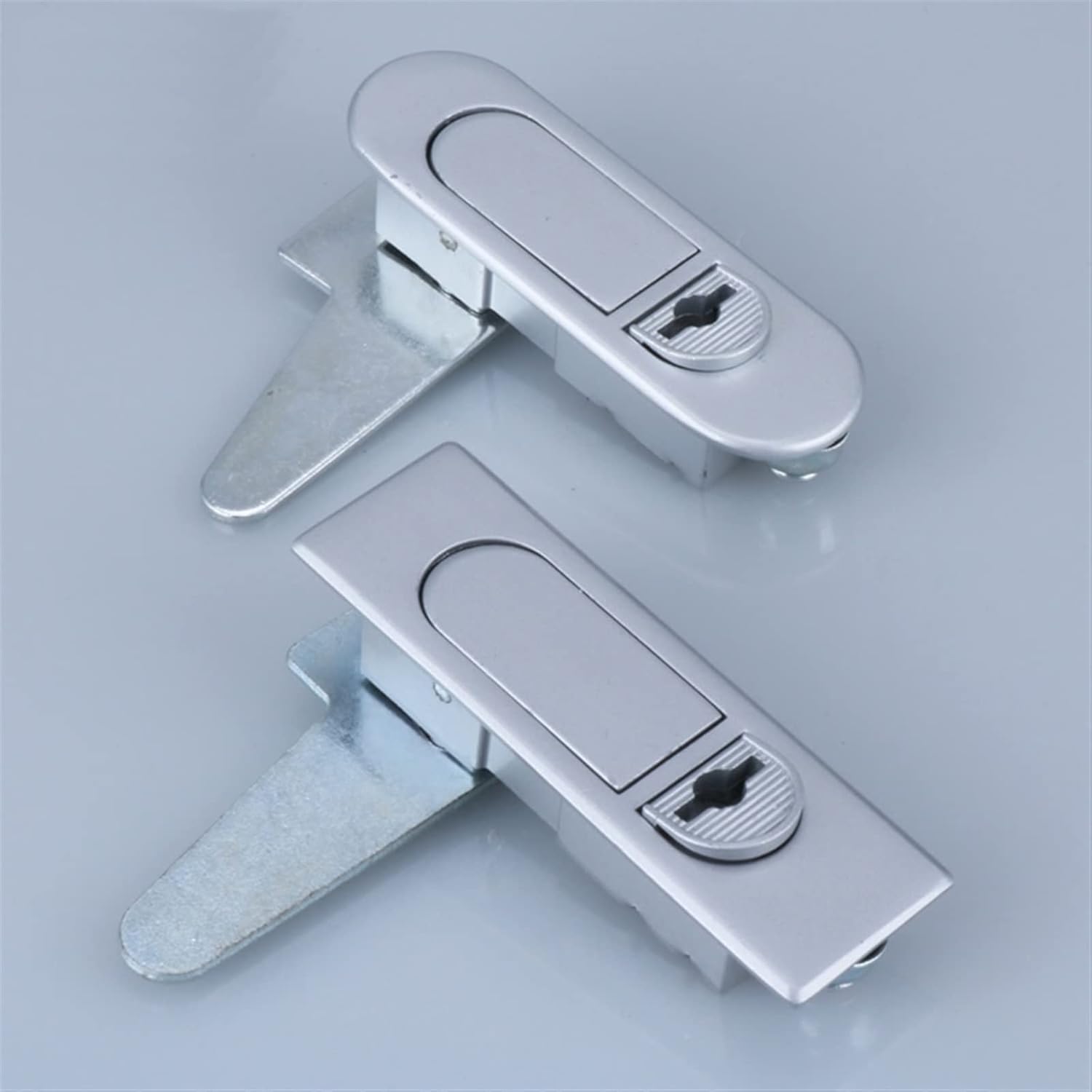 Factory Outlet Square Plane Lock Mechanical Instrumentation Cabinet Locks Industrial Machinery and Equipment Lock 1Pcs(Square Surface)