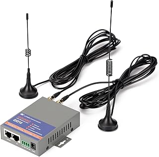 Industrial 4G LTE WiFi Router For T-Mobile and EIOTCLUB SIM Card, Not For Verizon, Cellular VPN Routers Internet Backup, M2M Gateway RS232 Modem, For Vehicle Fleet RV Camera Security System Automation