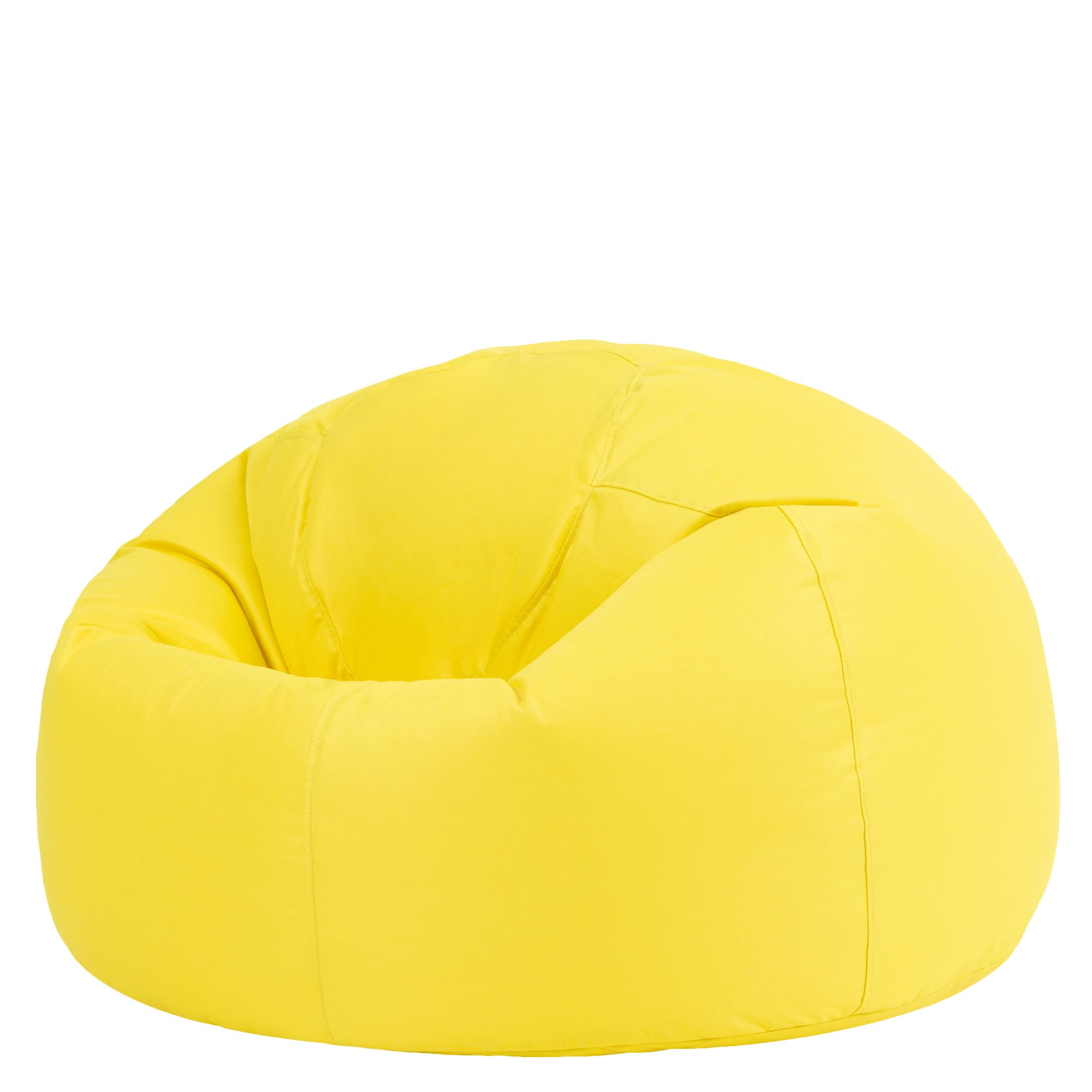 Bean Bag Bazaar Kingston Outdoor Bean Bag with Filling Included, Yellow