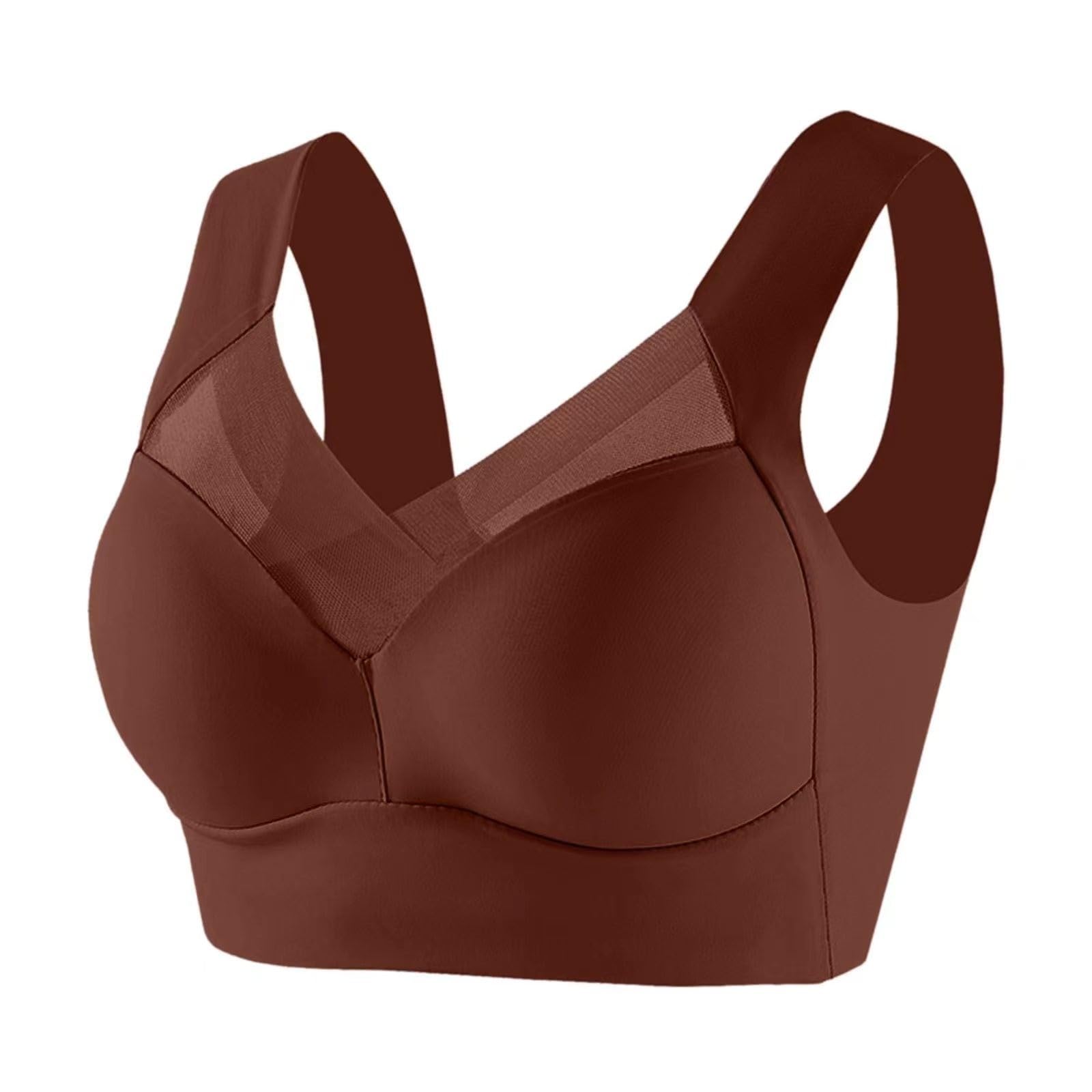 Bras for Women No Underwire Solid Wireless Padded Push Up Bralette Comfort Full Coverage Everyday Bra