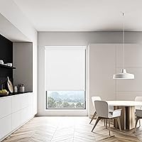 Vista 3 de Persianas enrollables para ventanas opacas sin taladro, persianas enrollables con cable, cortadas al cliente, sin herramientas, instalación