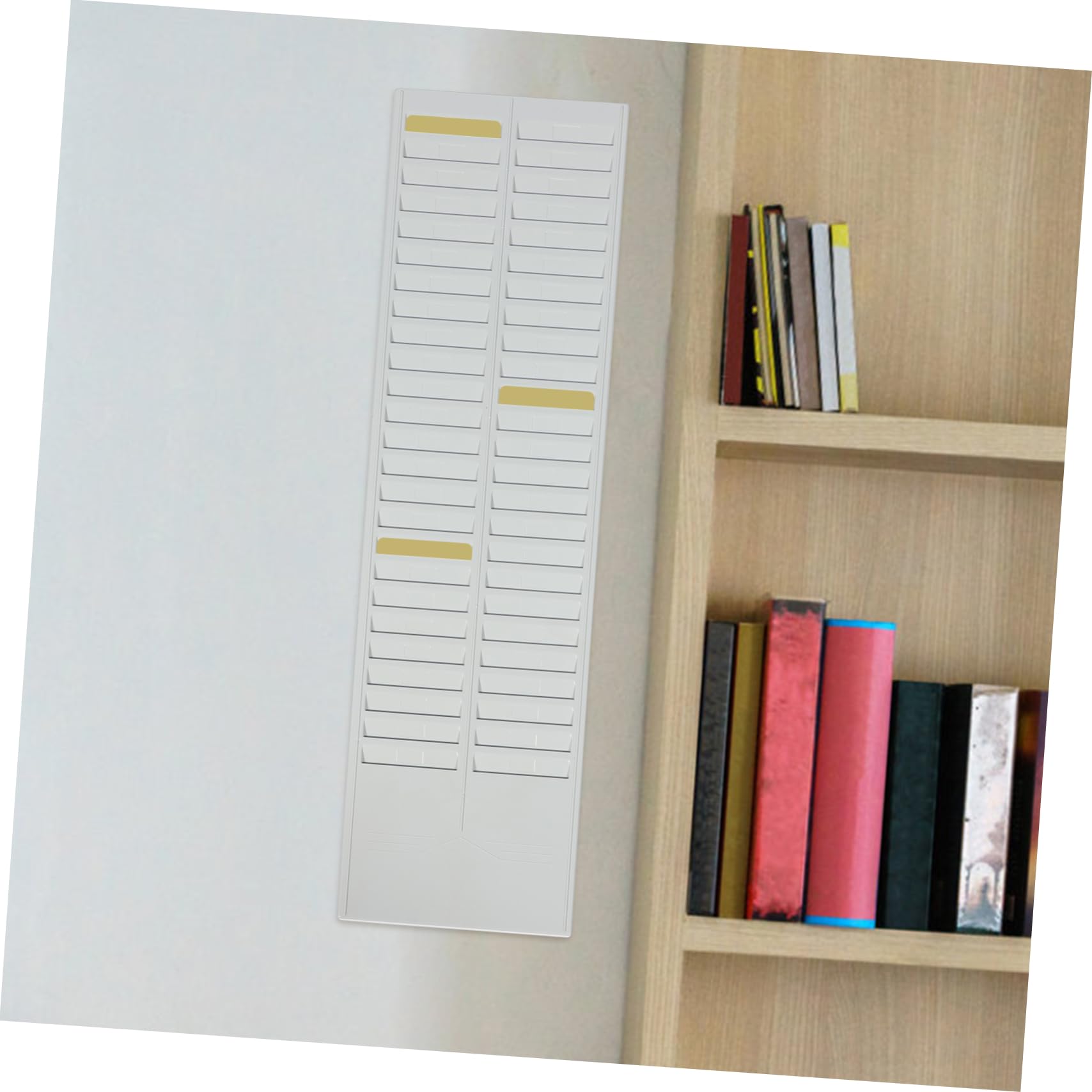 Estante Flexible Para Almacenamiento 50 Tarjetas De Soporte Plástico Resistente Pared Organizador De Mercancías