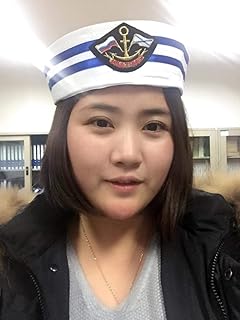 Cappelli Militari Stage Performing Double Bandiere e frecce Cappello da Marinaio Bianco Cappello da Marinaio per Bambini Adulti Cappello da pasticcere, Colore dell'immagine, perimetro 58 cm