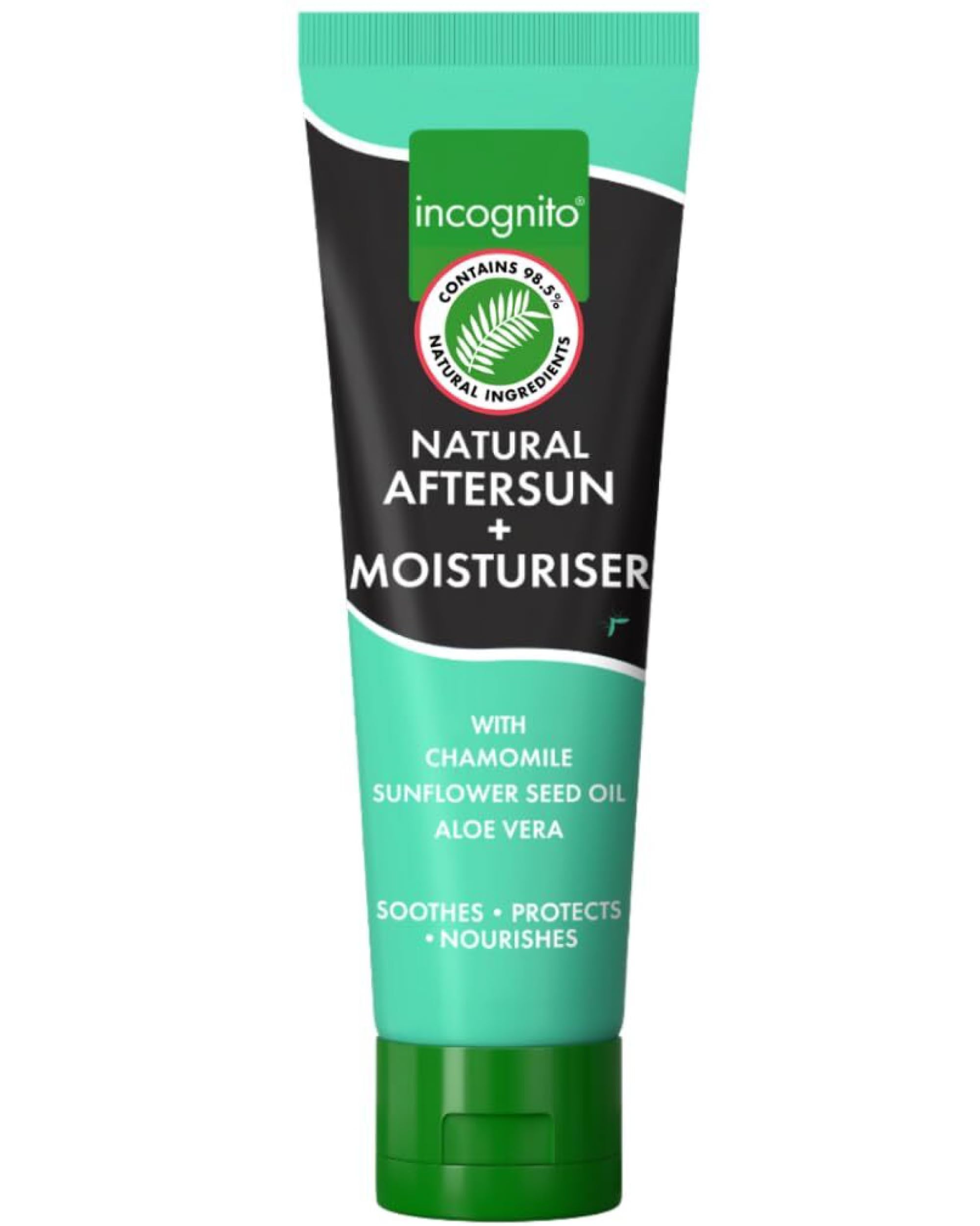 Incognito After Sun Moisturiser - 150ml - 2 in 1 Aftersun and Moisturiser For Soft Skin & Body - Helps prevent insect bites - Travel Friendly Organic Aftersun Moisturiser