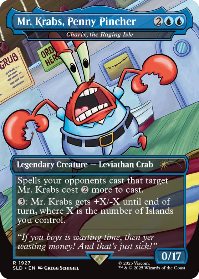 Amazon.com: Magic the Gathering Secret Lair x Spongebob
