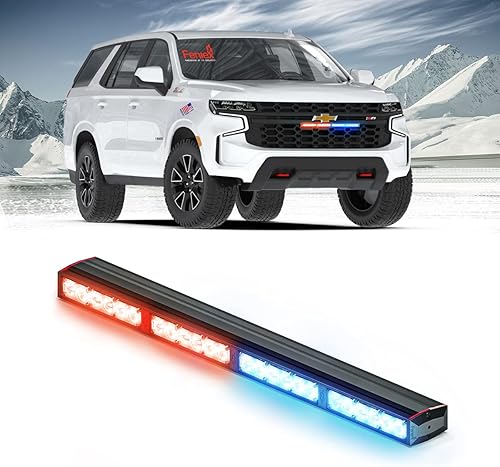 Feniex Industries - Familia de palos de luz Fusion-S (división rojoazul, serie 400)