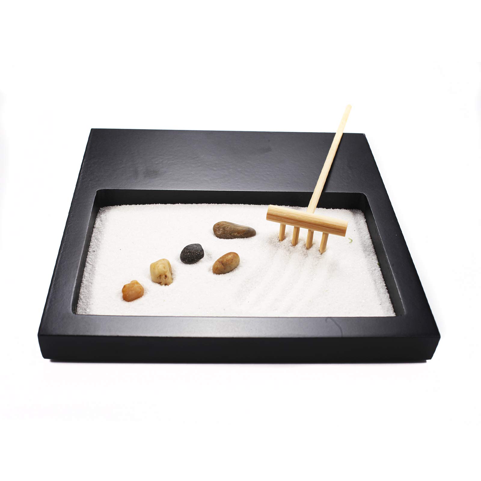 Japanese Zen Sand Garden Mini Meditation Zen Garden Table Décor Kit with Accessories GR001