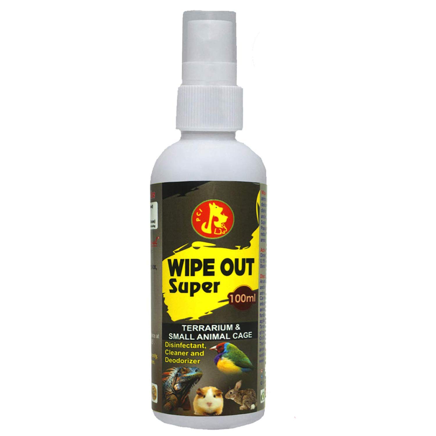 Pet Care International (PCI) Wipe Out Super Spray, a Cage Cleaner