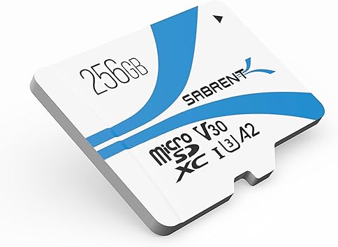 SABRENT Rocket V30 A2 256GB MicroSDXC Memory Card R100MB/s W30MB/s Compatible with Steam Deck, Nintendo-Switch, Go Pro, Cameras, Smartphones. SD-MQ30-256