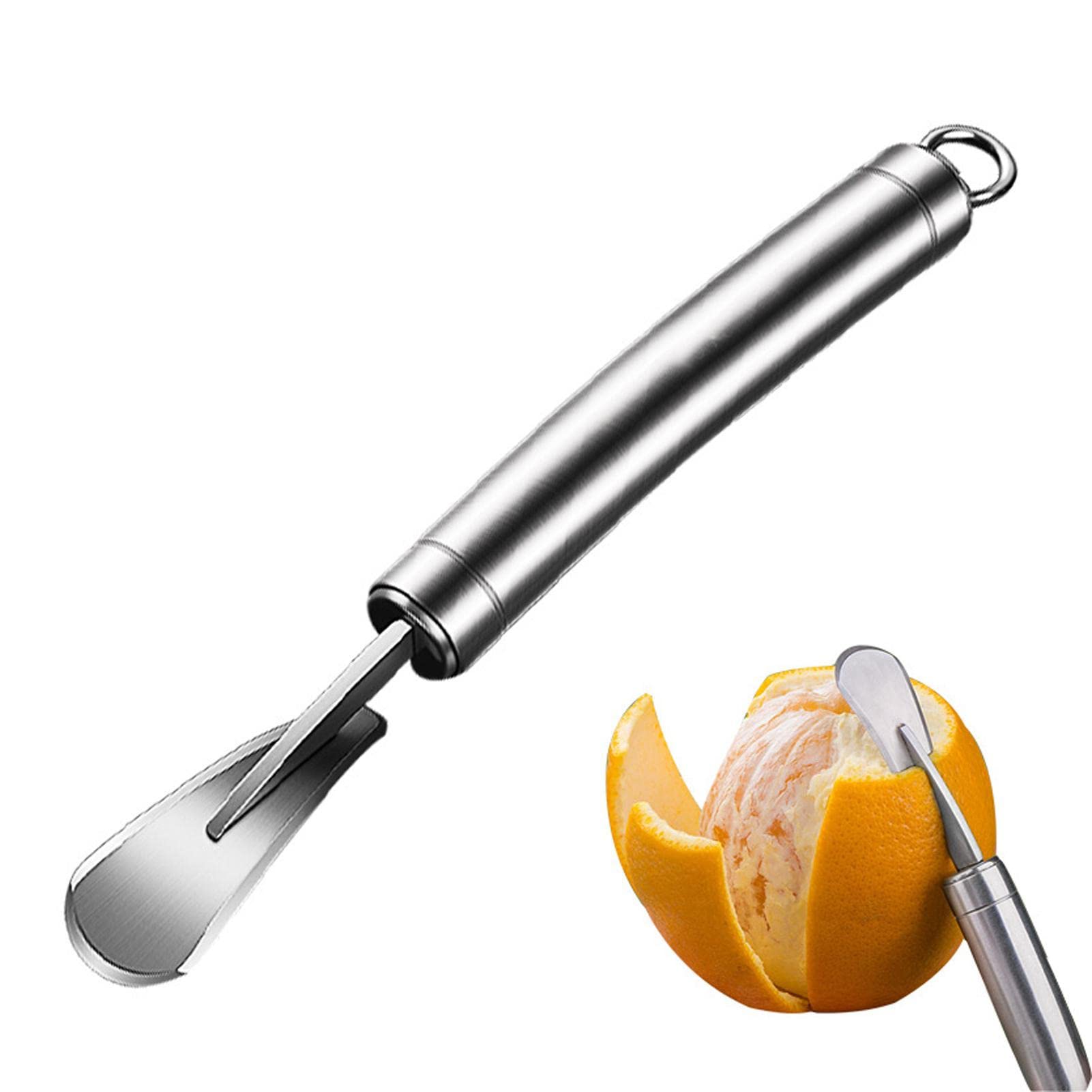 10 taglierina per sbucciatura d'arancia in acciaio inox – Affettatrice in acciaio inox | Affettatrice arancione in acciaio inox per utensili da cucina