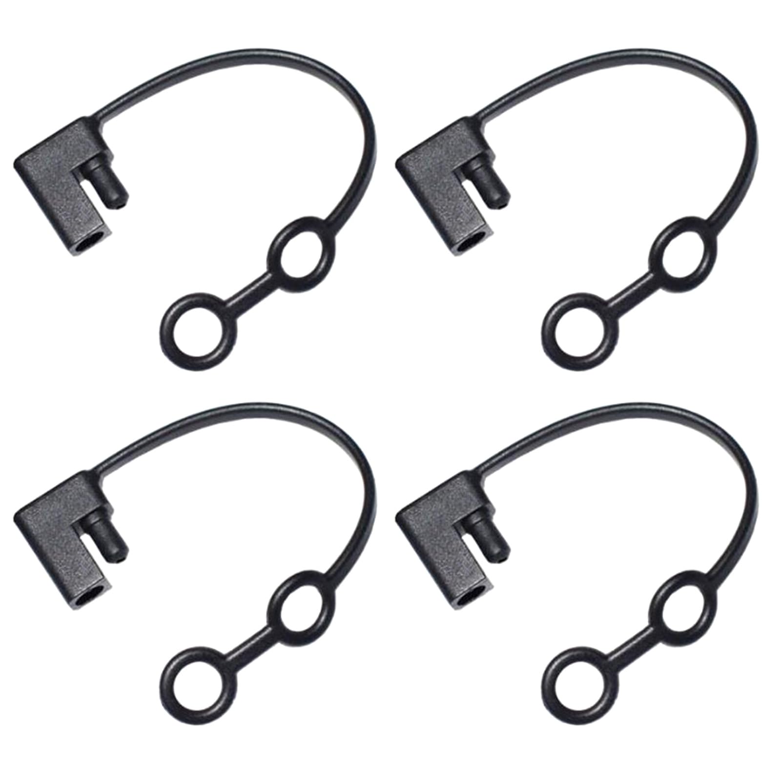 4Pcs Car 2 Pin Plug Replacement Weather Caps Auto Covers Caps Lid Top For Power Solar Automotive