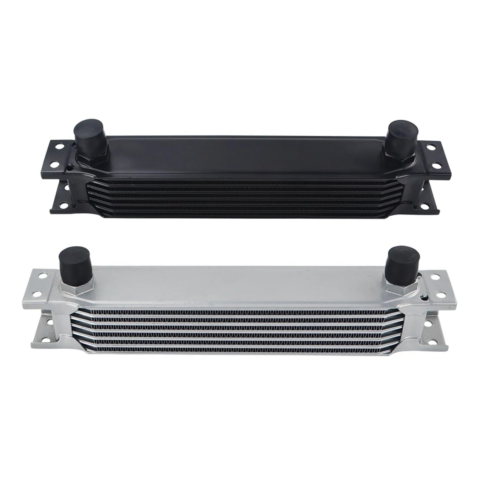 Kit Universal de Enfriador de Aceite de Motor AN10 de 7 Filas con Adaptador de Filtro de Aceite y Manguera Trenzada de Acero Inoxidable.
