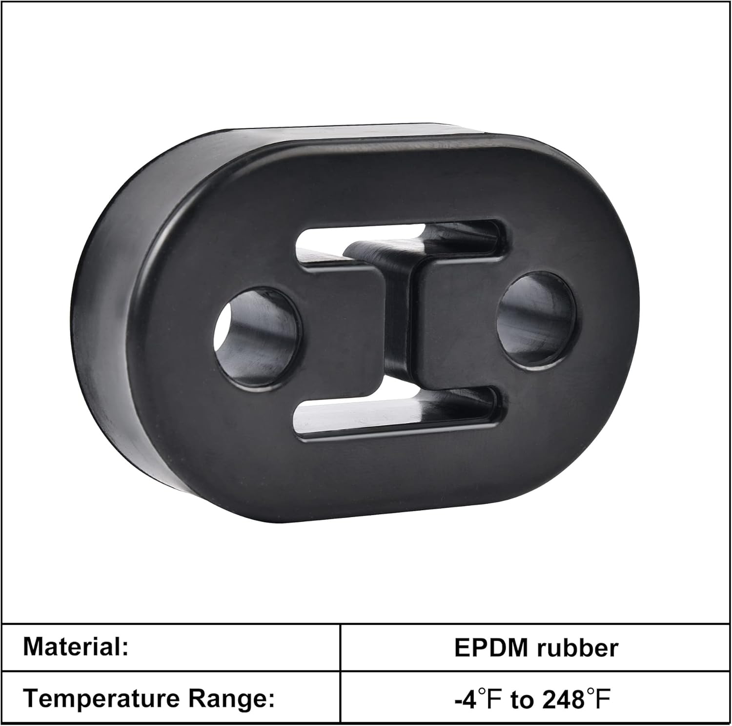 EVIL ENERGY 2.25" Exhaust Clamp Butt Joint Band Sleeve Coupler 2PCS, Bundle with 2 Holes Exhaust Hanger Universal 2PCS