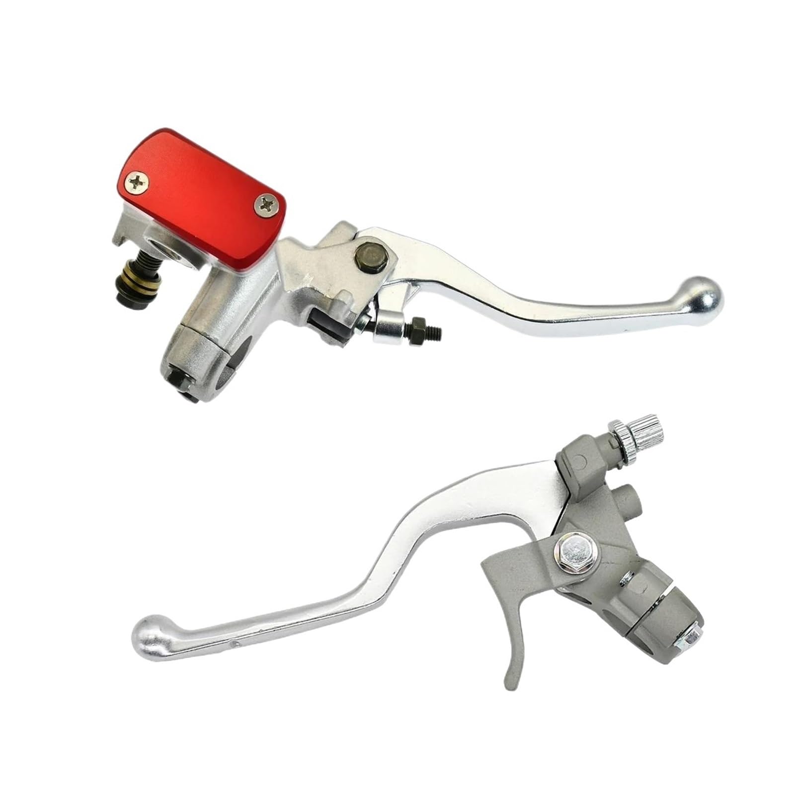 SUPER DAFI Brake Clutch Levers for CR125R for CR250R 1996-2007 Motorcycle Accessories Brake Clutch Master Cylinder Lever Clutch Brake Lever(A Set of red Brakes)