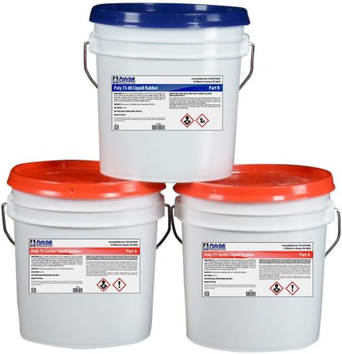 Polytek 75-80 Liquid Polyurethane Rubber (24lb Kit)