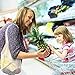 MERCURHOUSE 5 pack Cotton String Shopping Bags Reusable Washable Grocery Mesh Bags Organizer for Grocery Shopping Produce Net Bags with Longhandle for Fruit Vegetable Storage