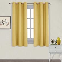 Amazon Com Yellow Curtains Solid