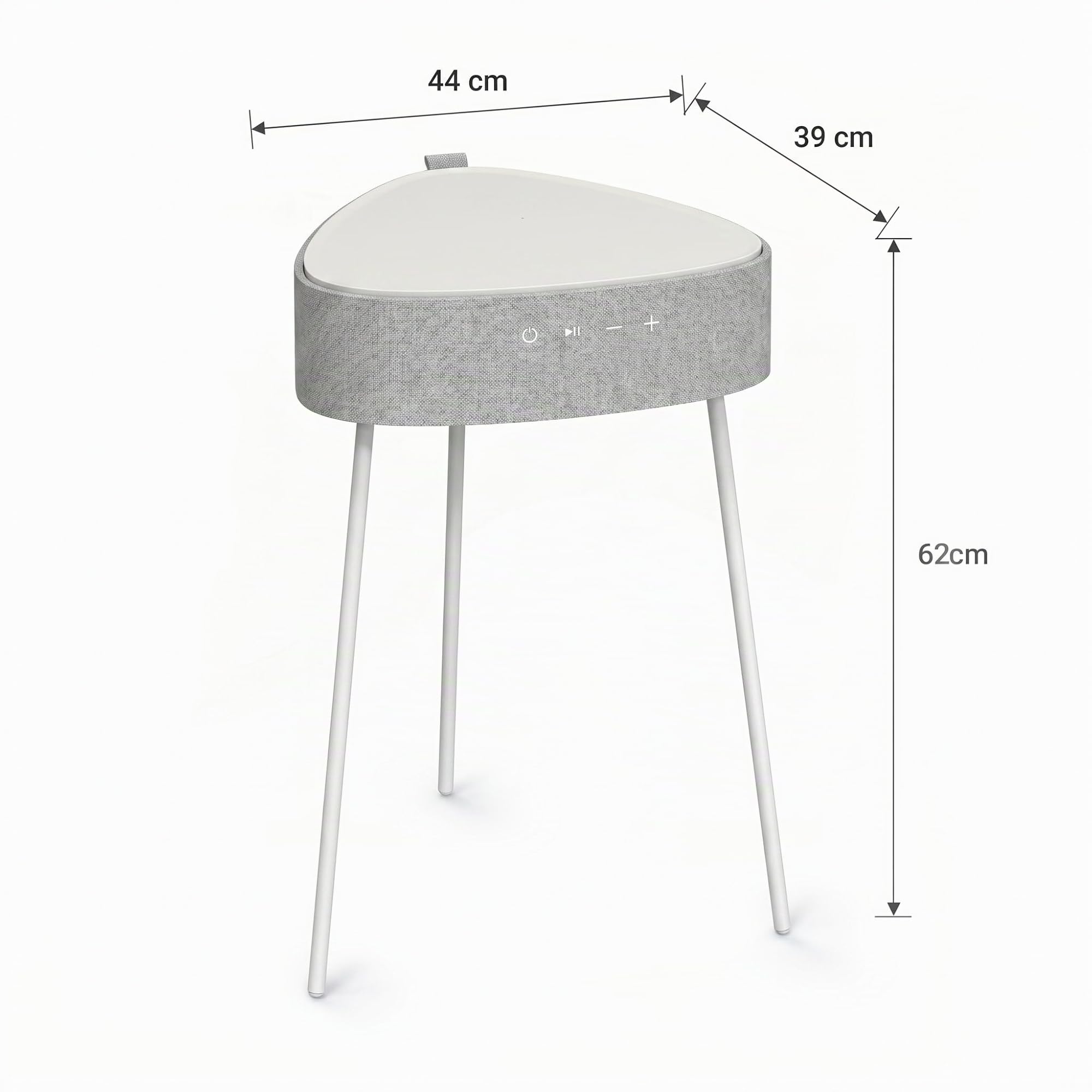 TD Systems Mesa Altavoz Bluetooth de 20W, Batería de 2500mAh SM20B11PB Color Blanco